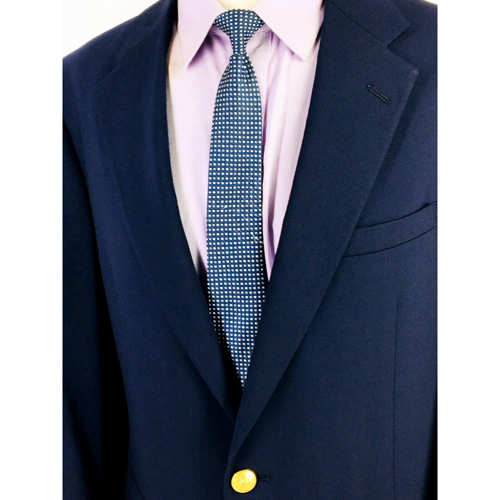44L Chaps Ralph Lauren USA Mens Vintage 2 Button Wool Blazer Sport Coat Jacket - Picture 4 of 12